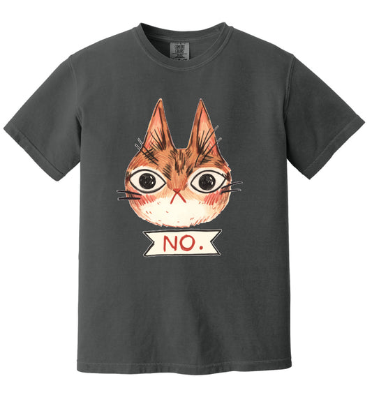 “NO” graphite t-shirt