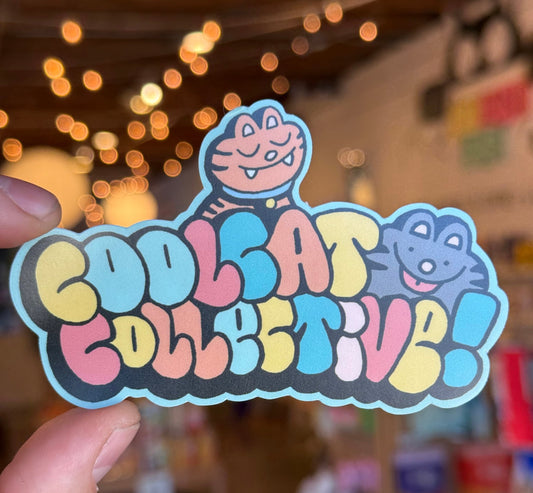 Cool Cat Collective alt logo sticker