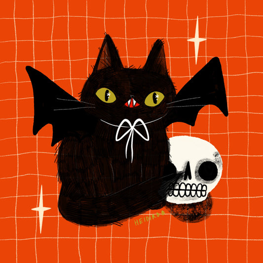 Heidiween Catbat print