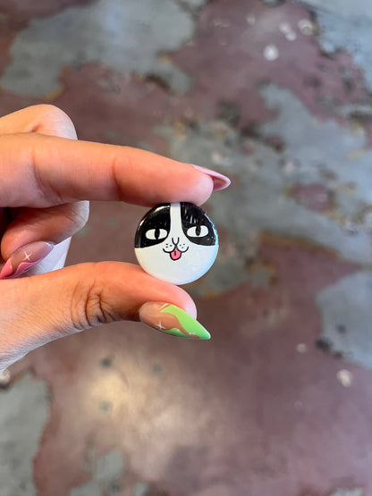 Cattitude 1" Button Box