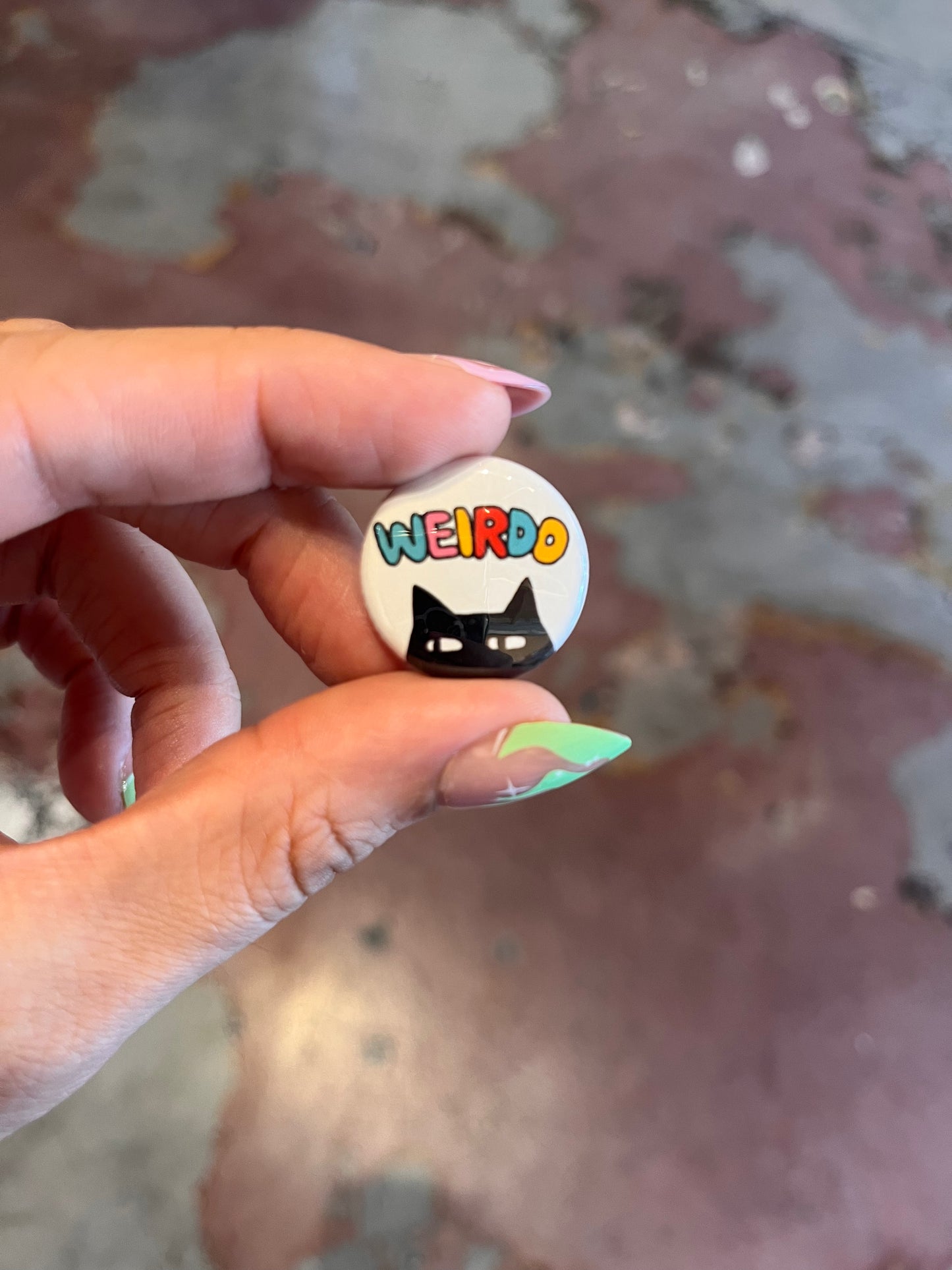 Cattitude 1" Button Box