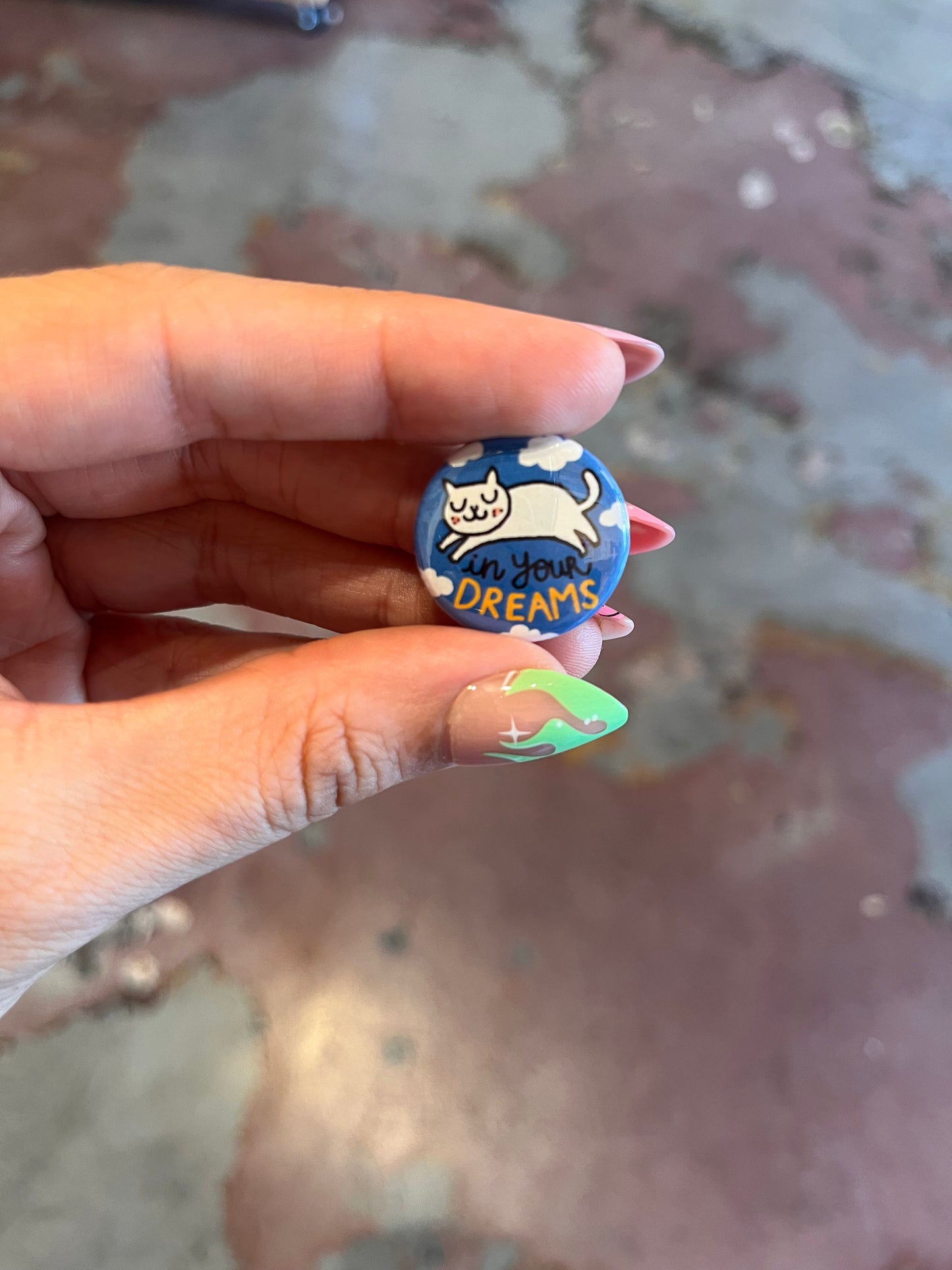 Cattitude 1" Button Box