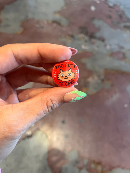 Cattitude 1" Button Box