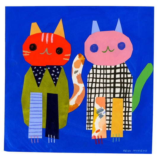 Ear Tipped Love Collage by Heidi Moreno