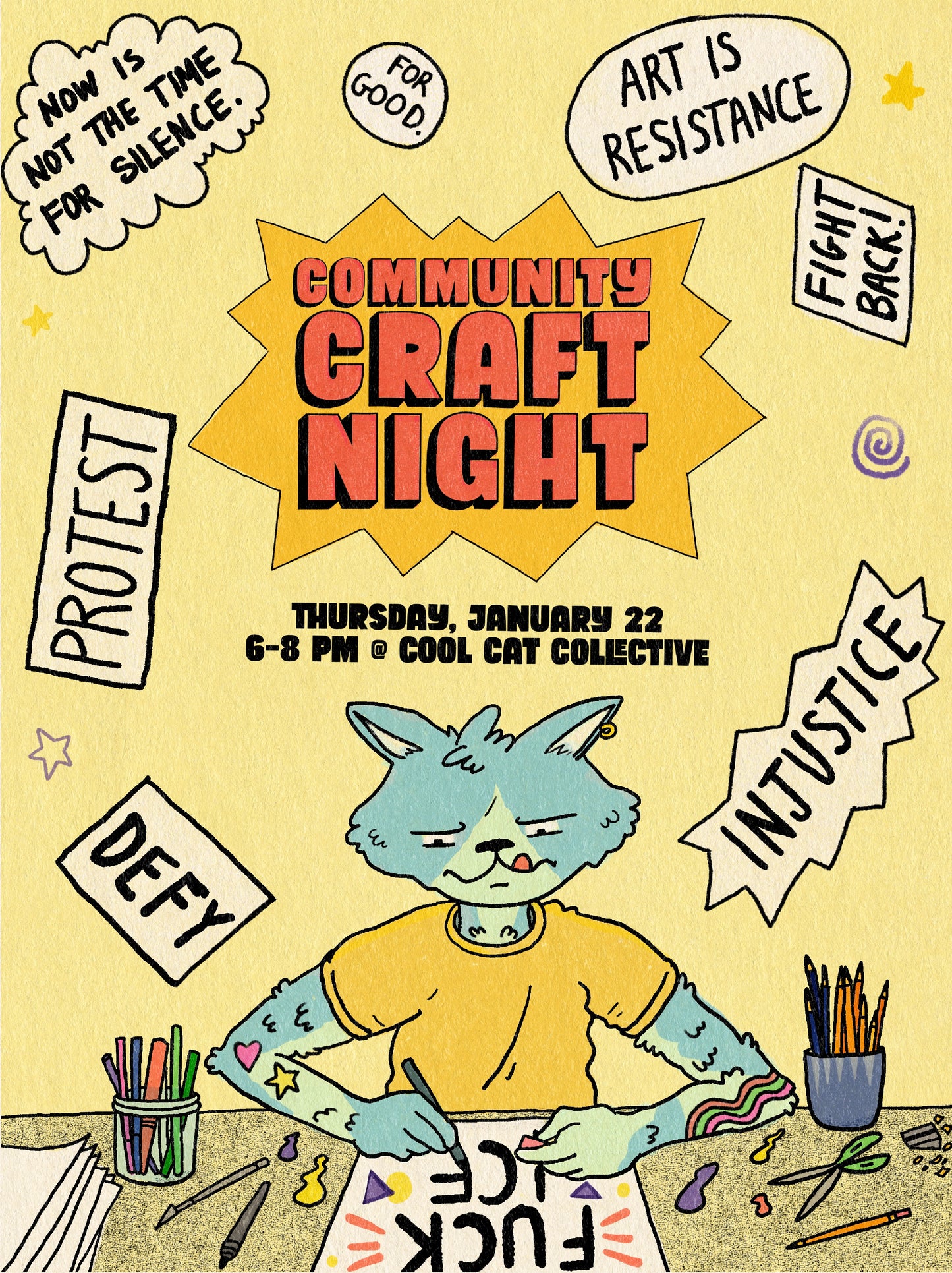 Community Craft Night: Thursday, 1.22