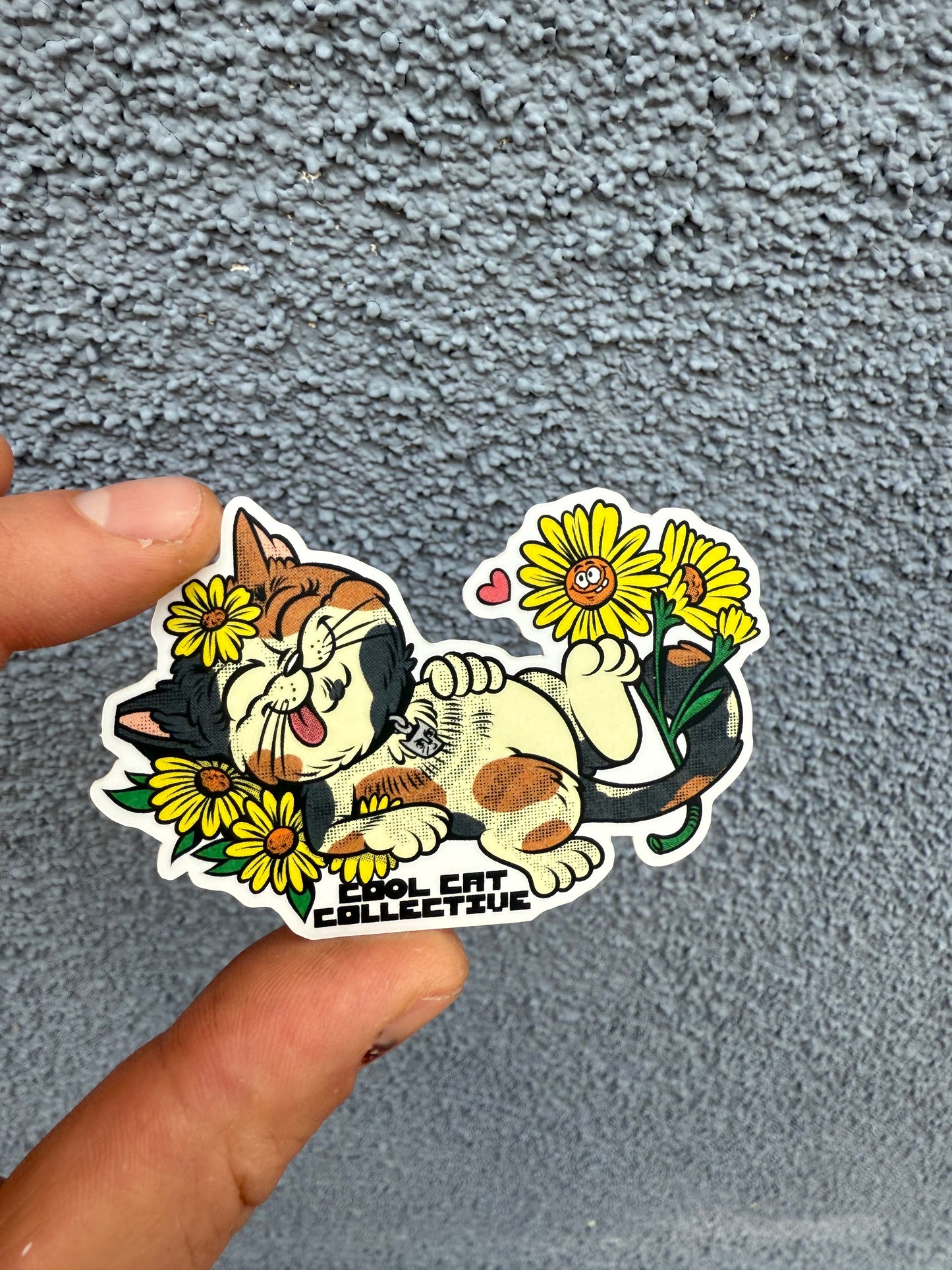 Calico Cool Cat Collective sticker