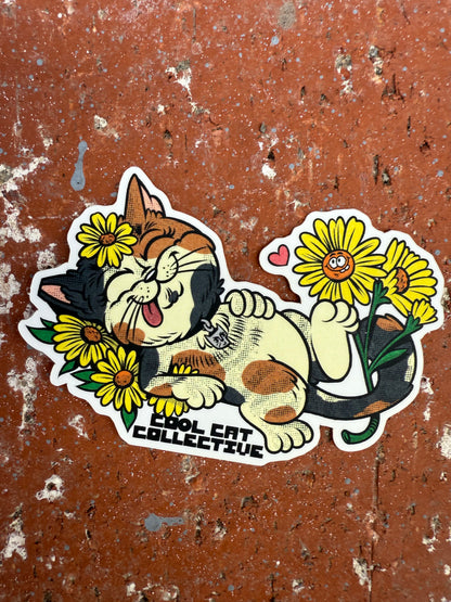 Calico Cool Cat Collective sticker