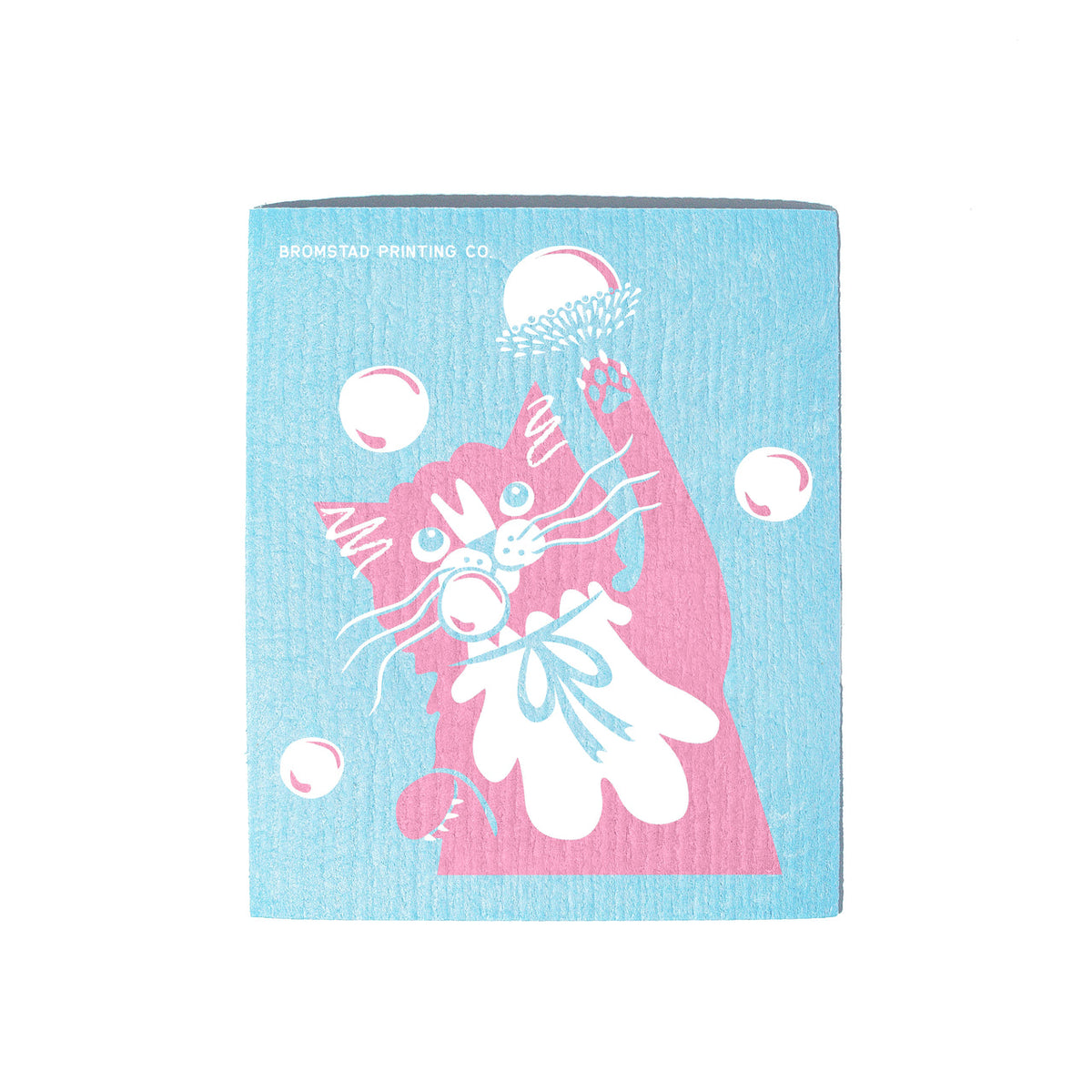 Bubble Cat Swedish Dishcloth