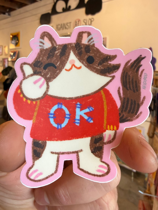 Ok Momo sticker