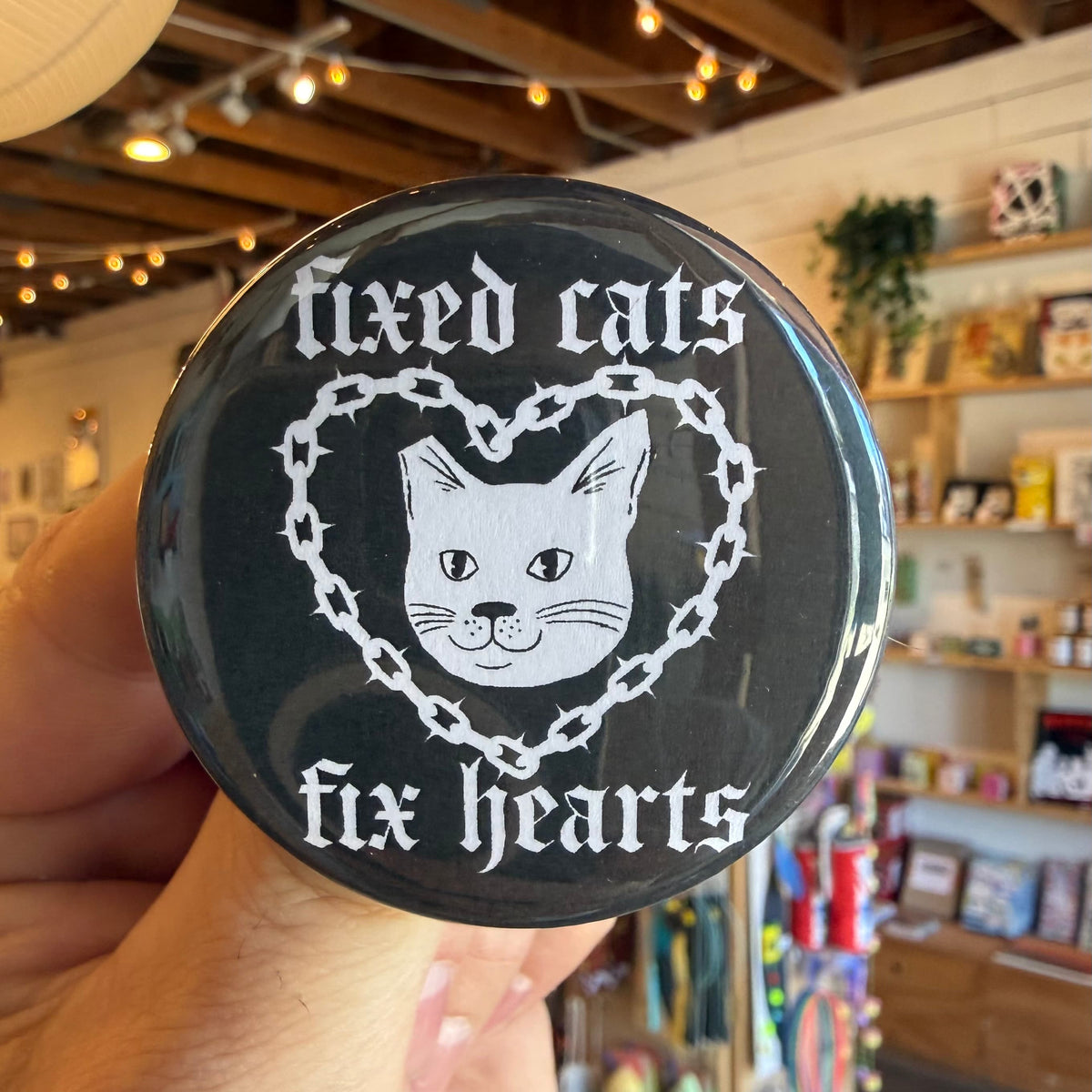 Housemade buttons!