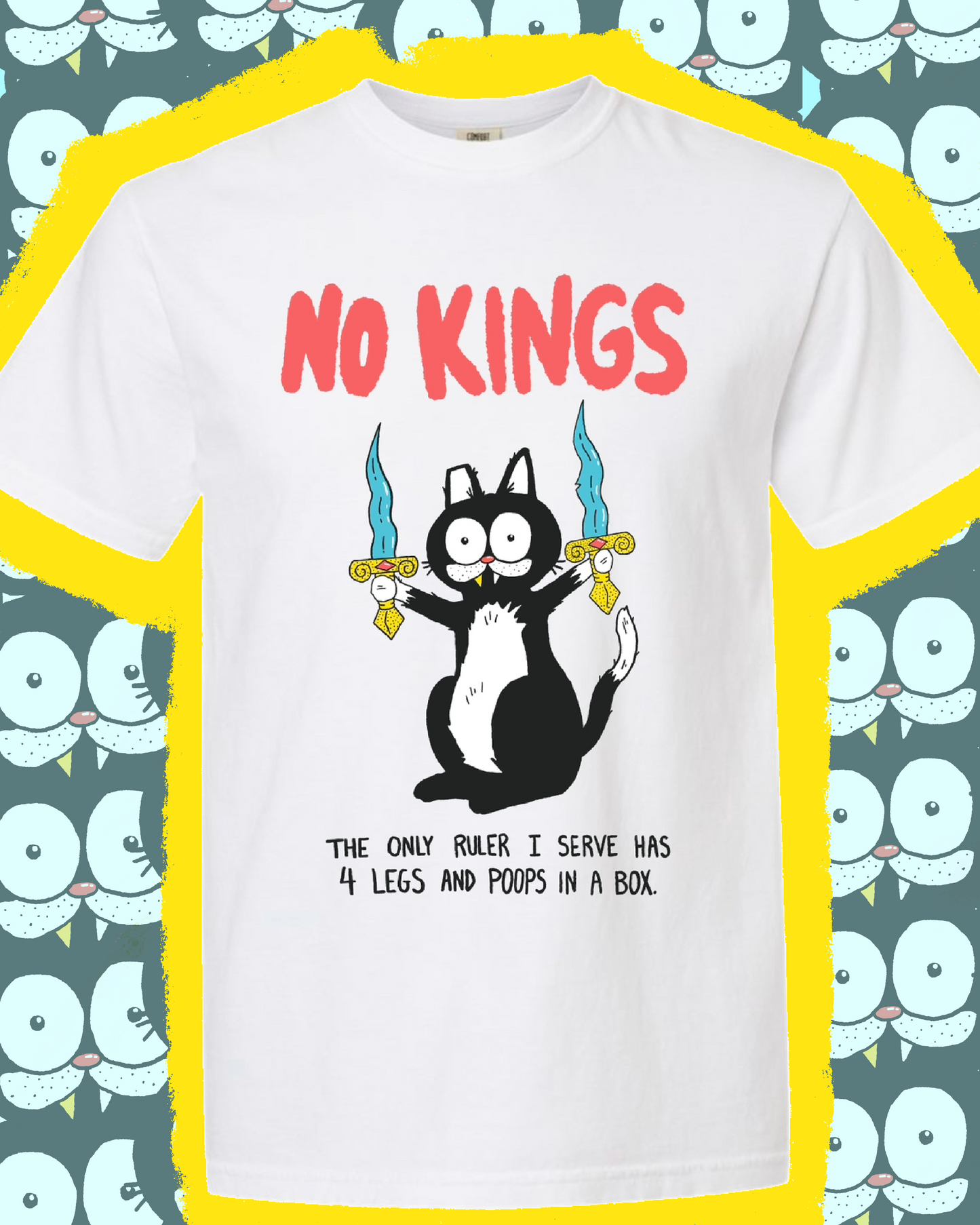 No Kings t-shirt