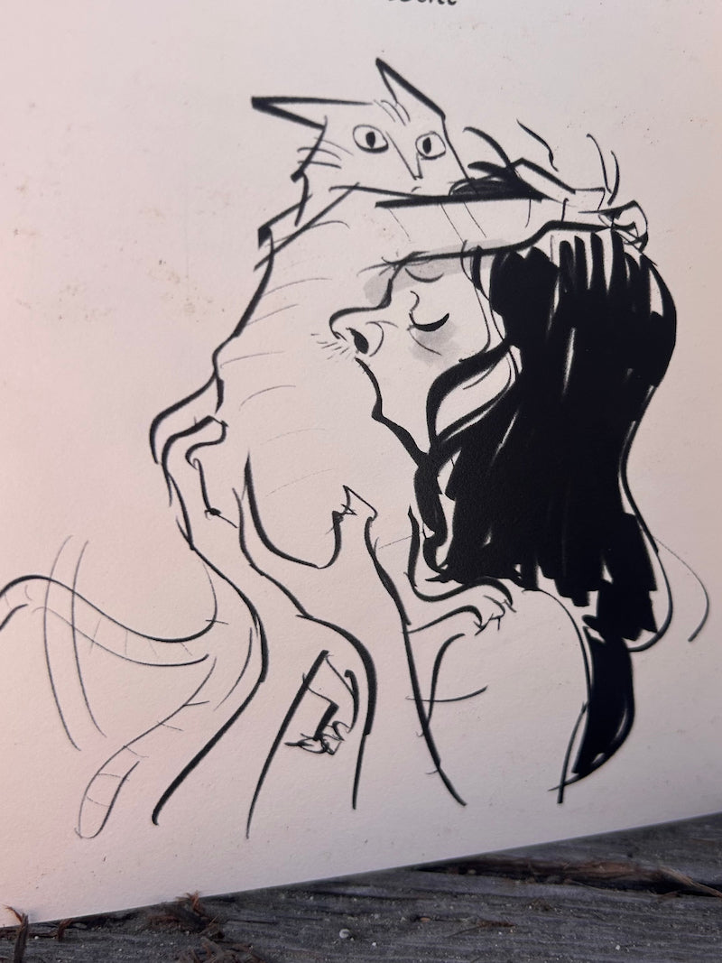 When Your Cat Dies, But You're An Adult zine