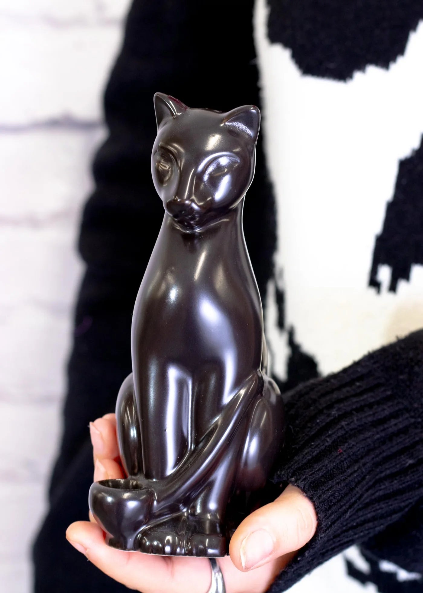 Black Cat Ceramic Pipe