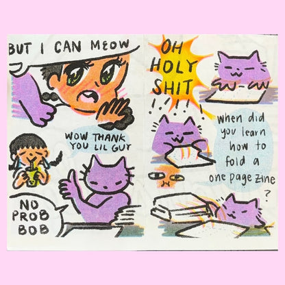 I Wish My Cat Could Fold My Zine For Me zine