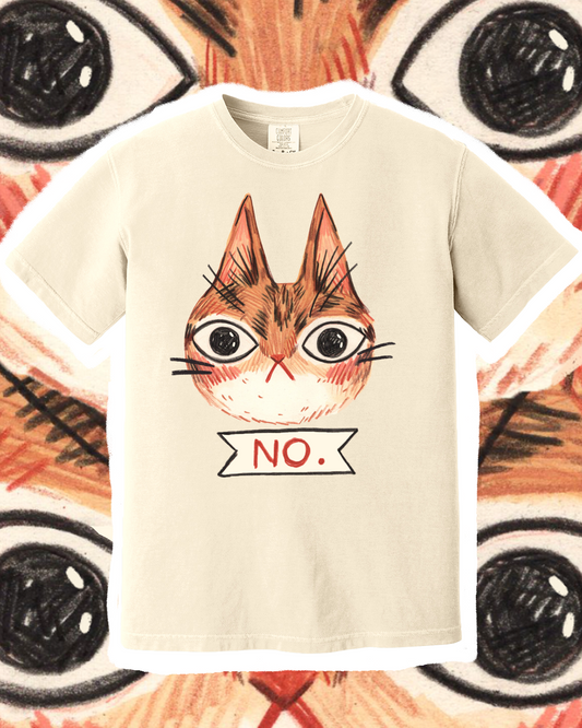 “NO” cat shirt