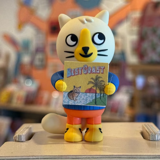 Record Cat vinyl toy by Little Friends of Printmaking
