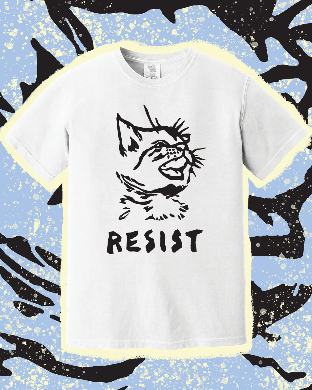 “Resist” cat shirt