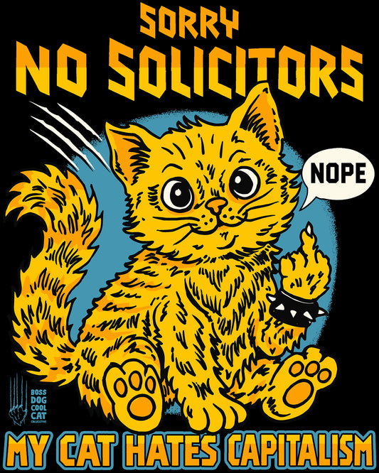 Sorry, No Solicitors sticker