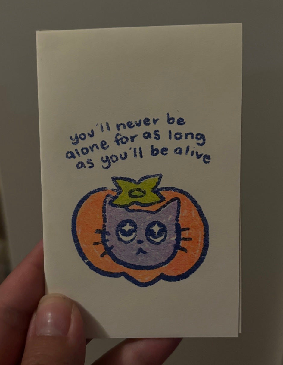 You'll Never Be Alone zine