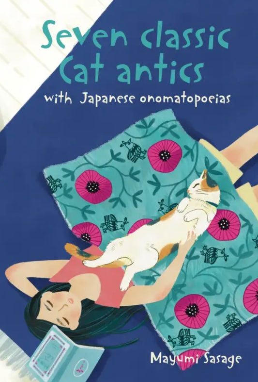 Seven Classic Cat Antics with Japanese Onomatopoeias