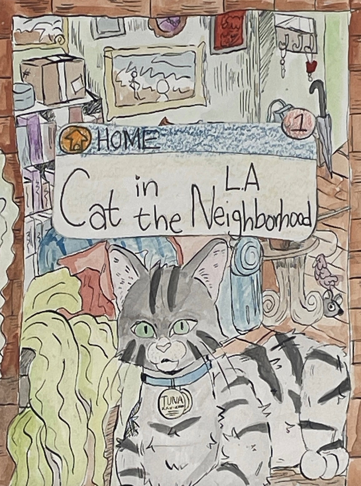 Cat in the L.A Neighborhood zine