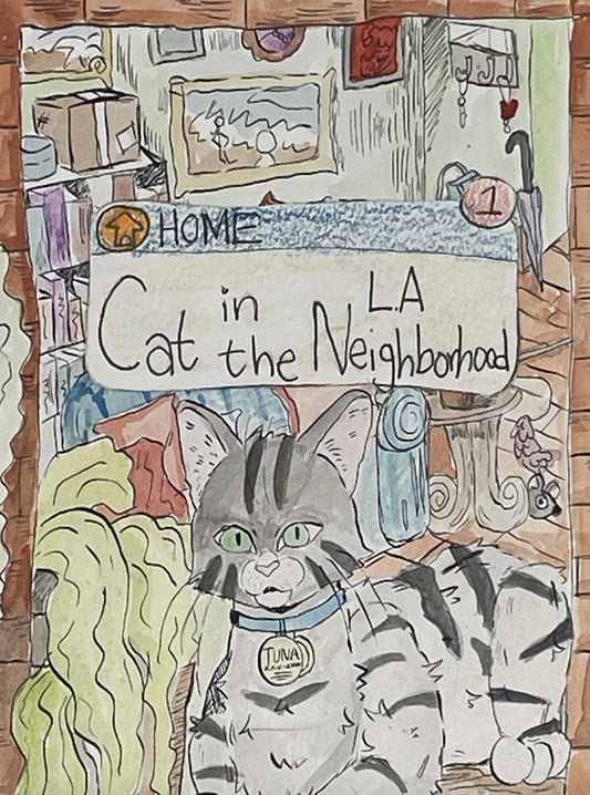 Cat in the L.A Neighborhood zine