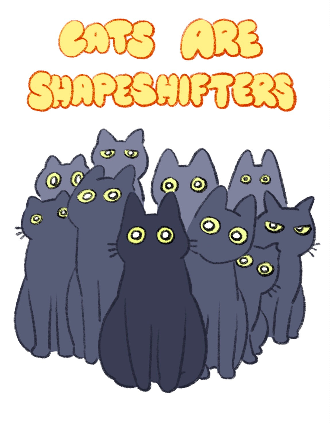 Cats Are Shapeshifters zine
