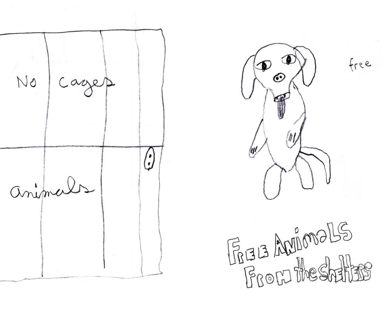 Lets Free All Dogs, Cats zine