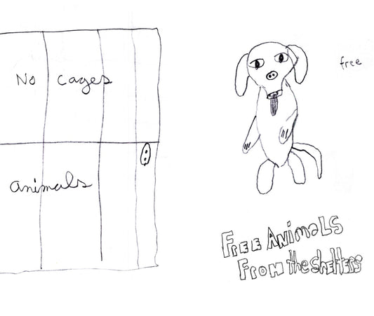 Lets Free All Dogs, Cats zine