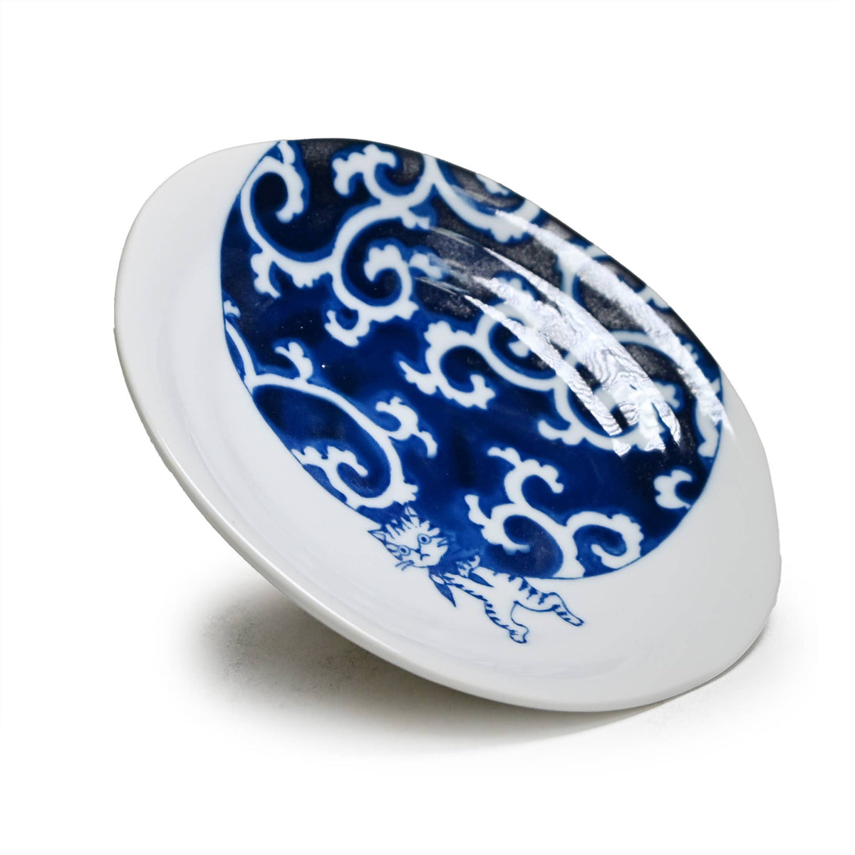 Shichita Japanese Ceramic Cat Plates