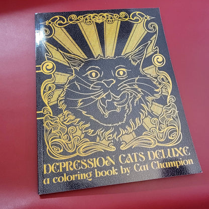 Coloring Book: "Depression Cats Deluxe"