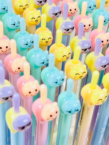 Cat Tail Colors Gel Pen