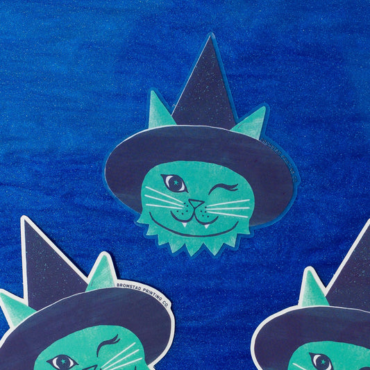 Witch Cat Sticker