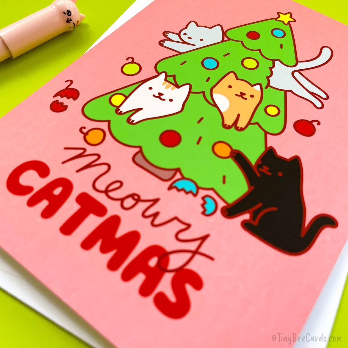 "Meowy Catmas" Christmas Card