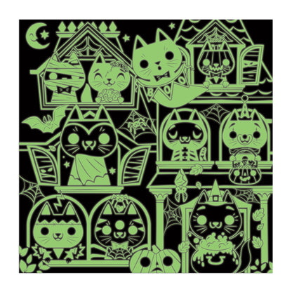 Haunted House Cats 300 Piece Glow in the Dark Puzzle