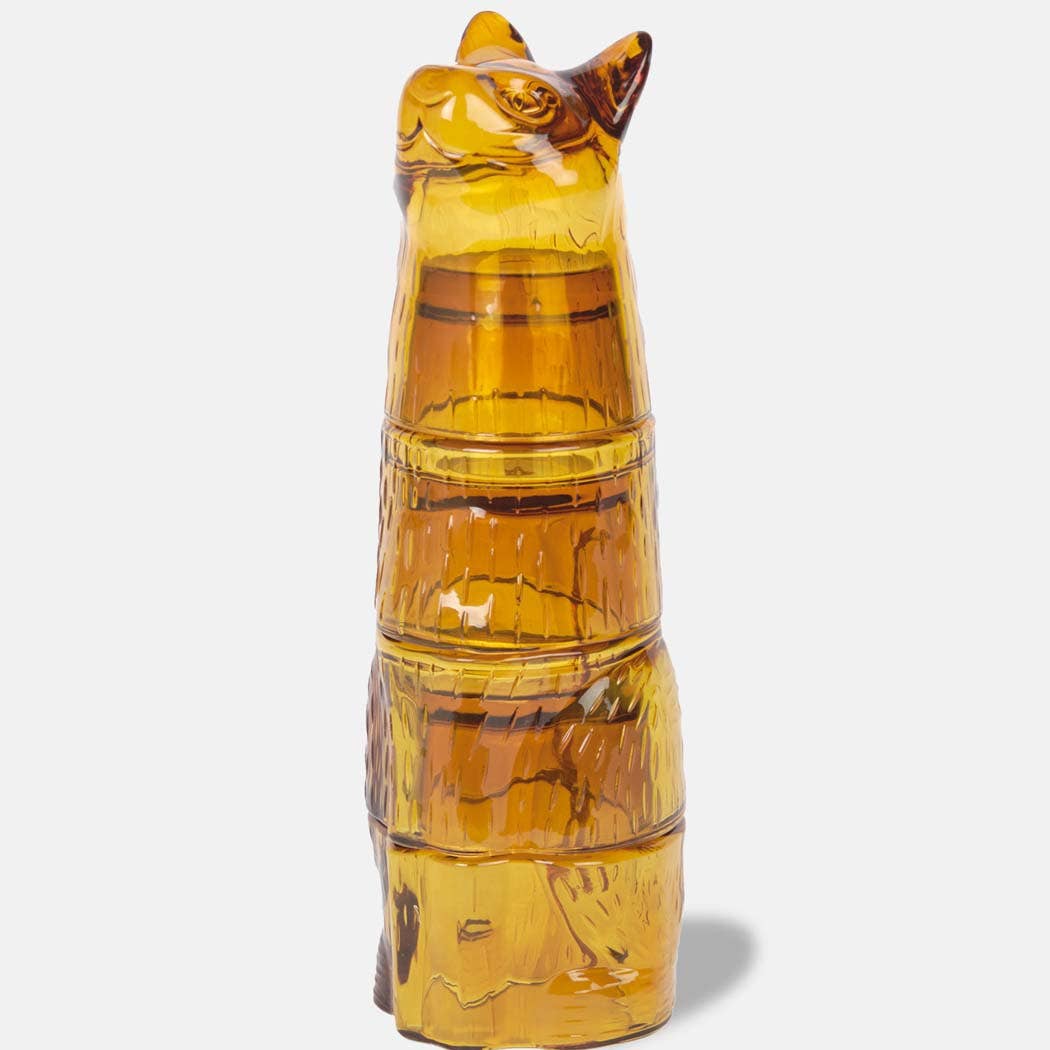 Ginger Kitty Stackable Glasses