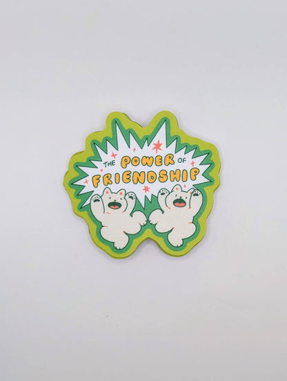 lauradzeng - The Power of Friendship Cats – Vinyl Waterproof Sticker