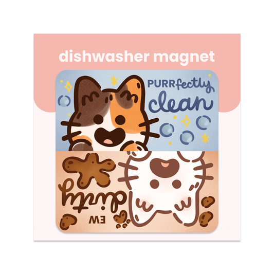 Kitty Cat Dishwasher Magnet