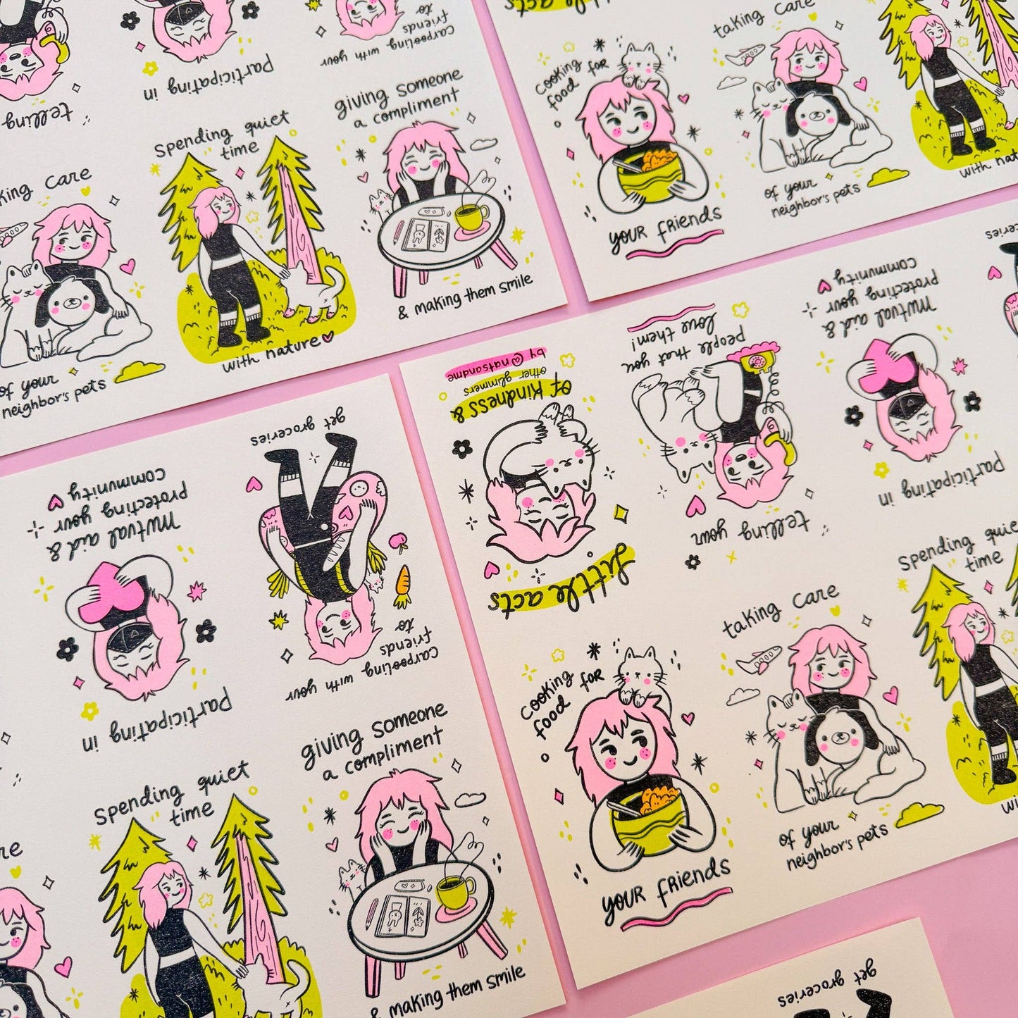 Little Acts of Kindness  ♡ Riso Fanzine