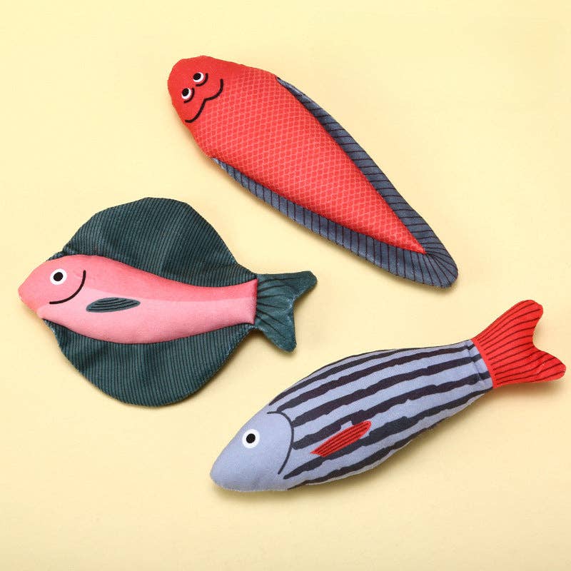 Cheerhunting - Moo - 3 pcs Fish Cat Toy Set