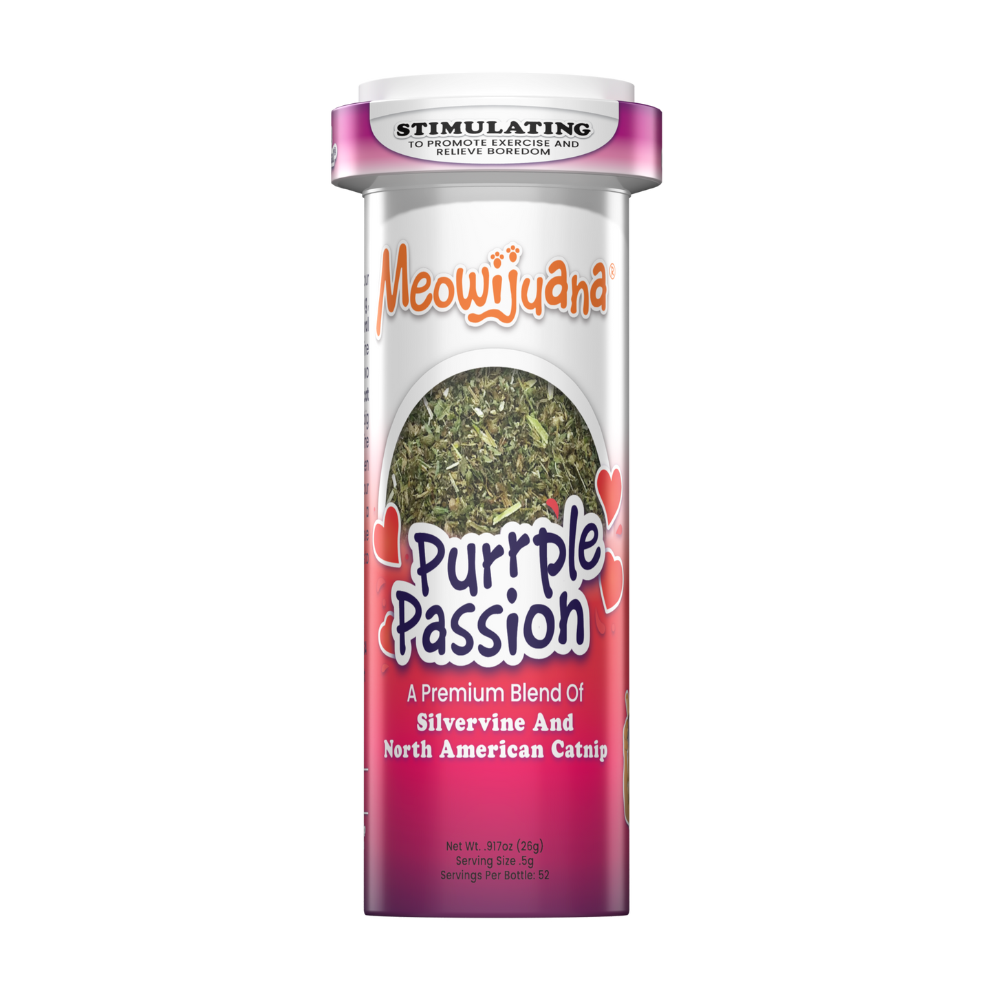 Purrple Passion - Silvervine and Catnip Blend