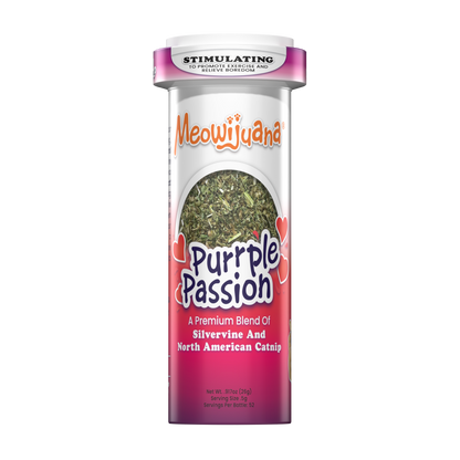 Purrple Passion - Silvervine and Catnip Blend