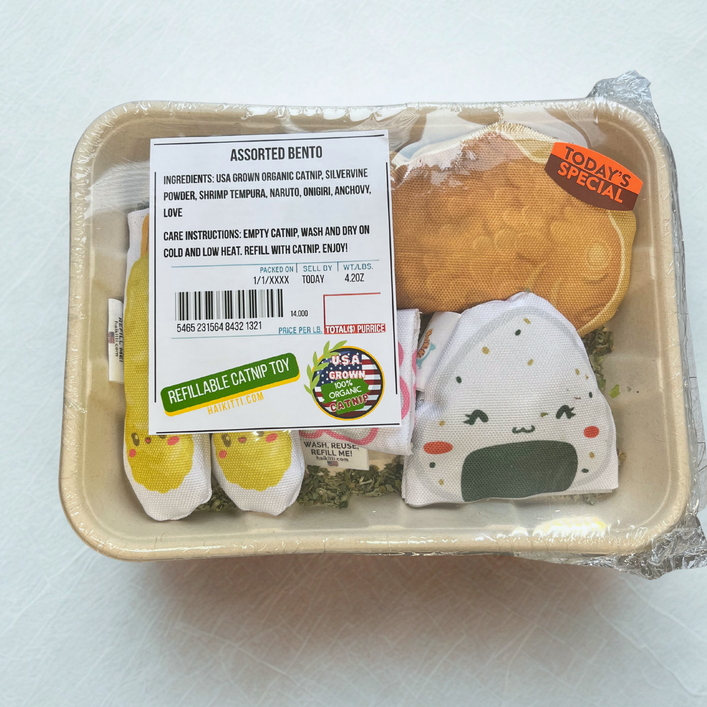 Cat Toy Gift Set: Japanese Inspired Assorted Bento