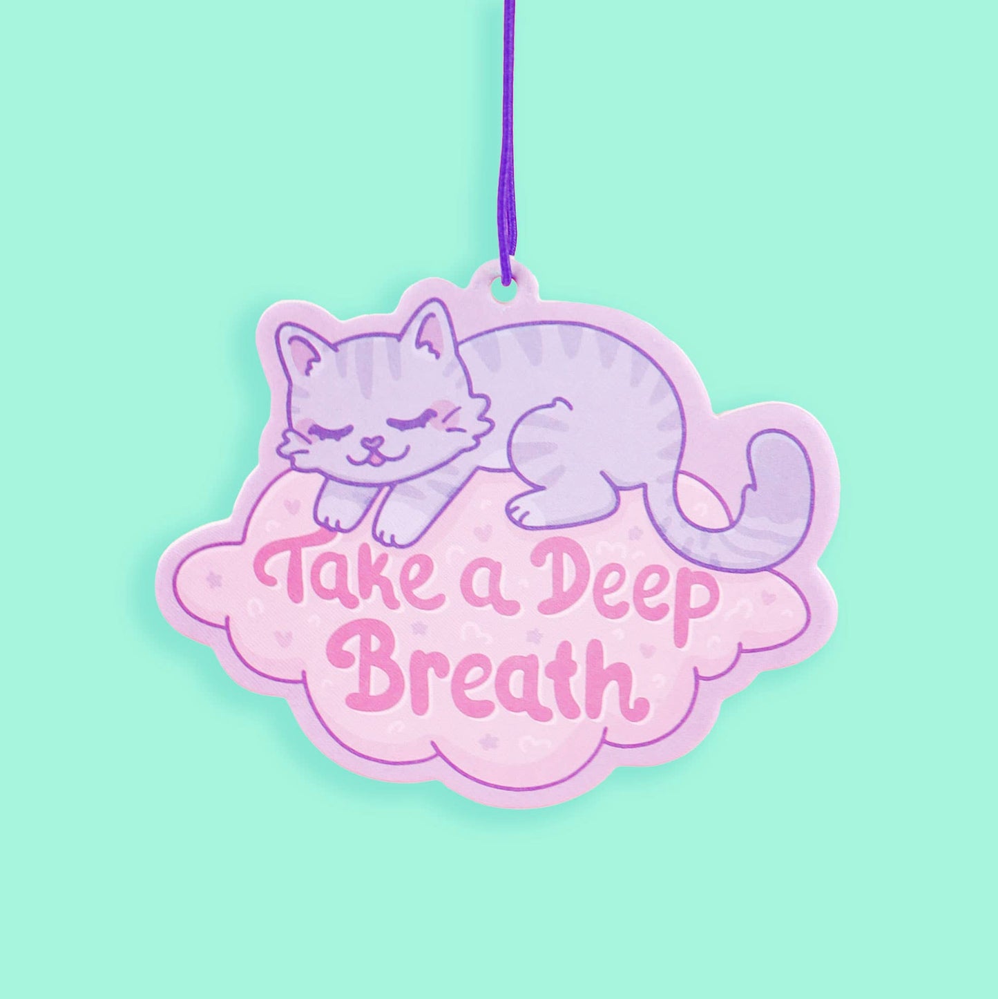 Turtle's Soup - Take A Deep Breath Cute Kitten Cat Scented Car Air Freshener