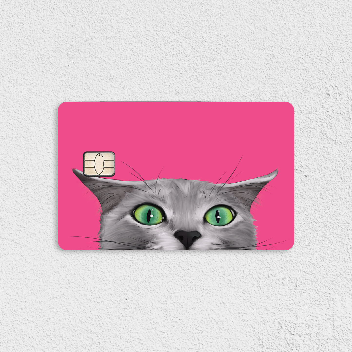 Feline Nervous Credit Card Skin