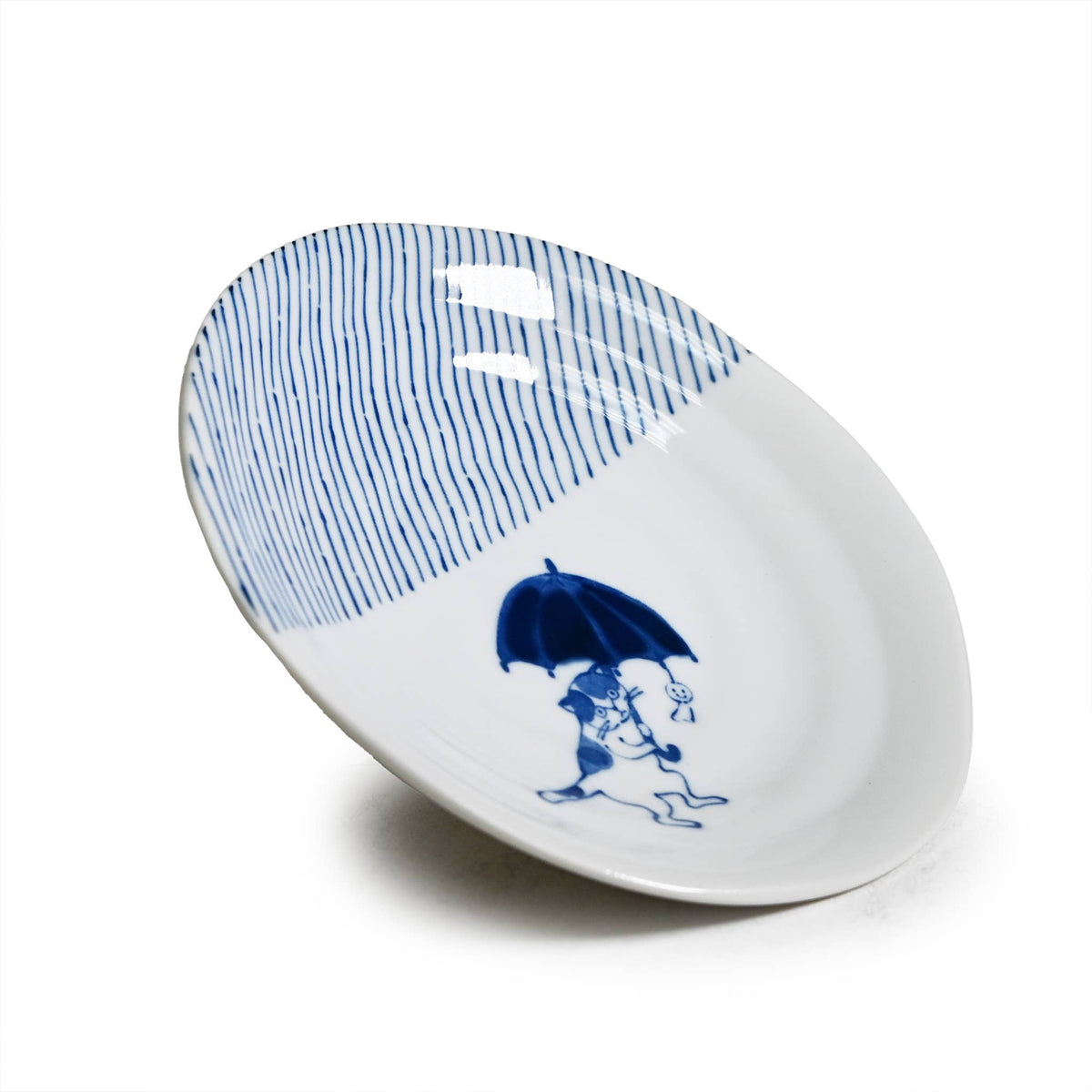 Shichita Japanese Ceramic Cat Plates