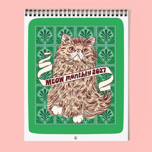 Meow Monthly 2027 Calendar
