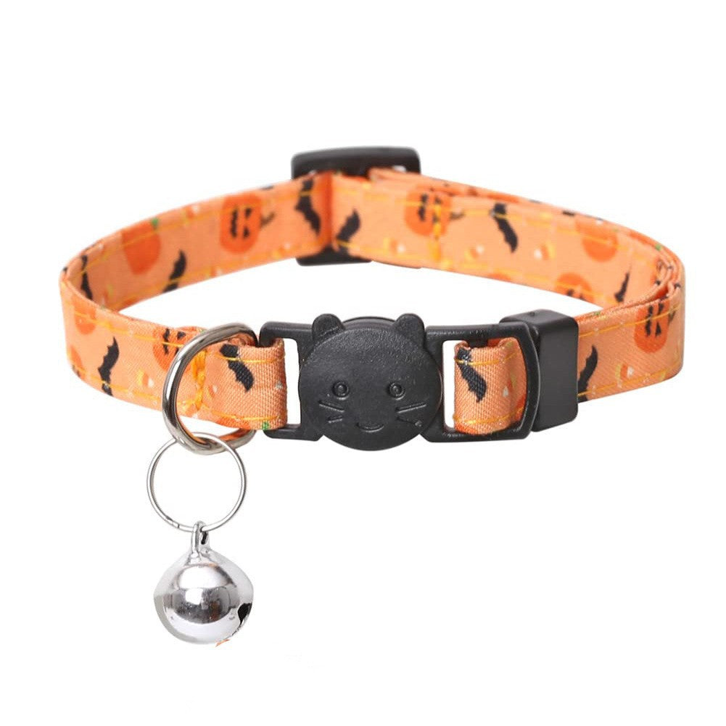 Halloween Breakaway Cat Bowtie Collar