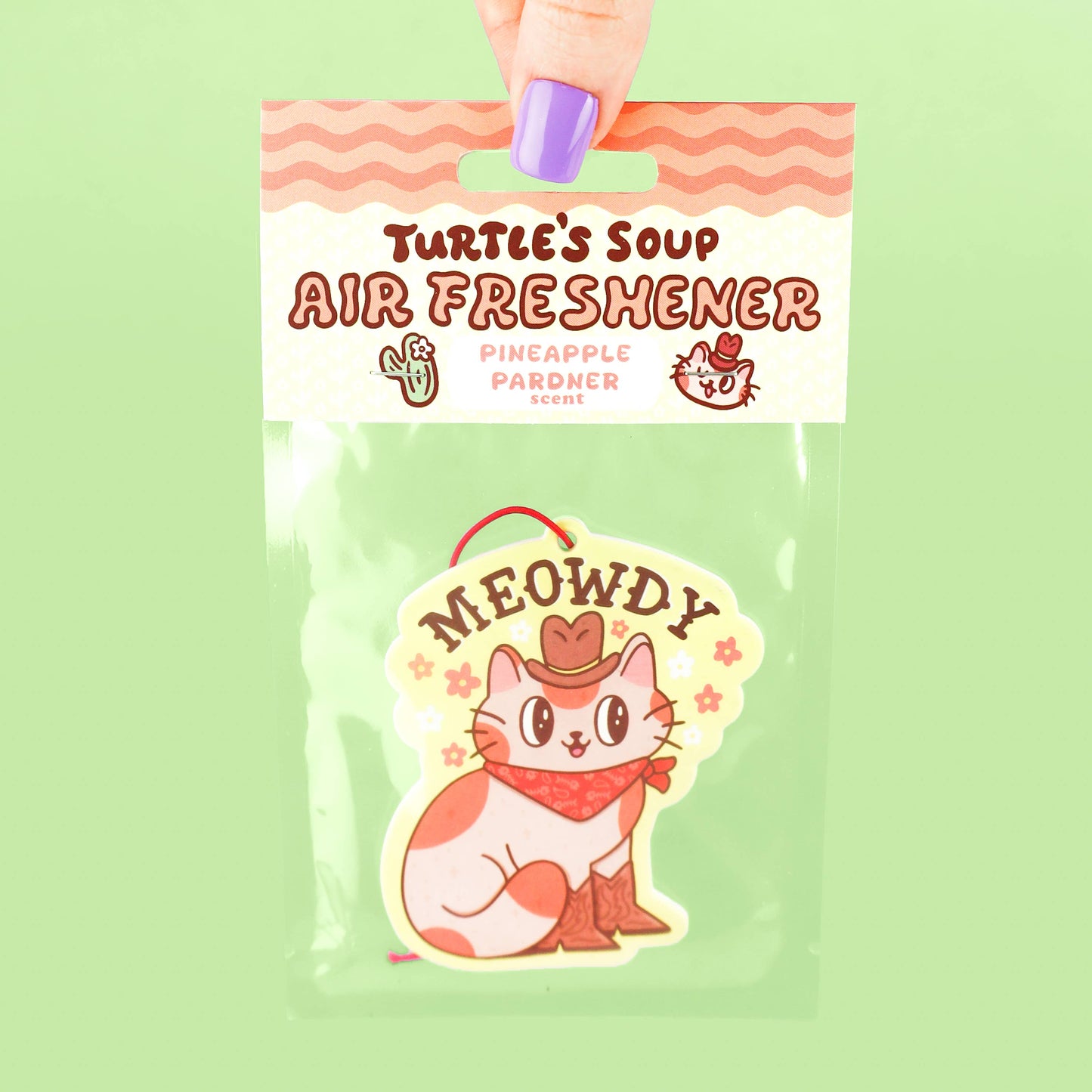 Turtle's Soup - Meowdy Car Vehicle Scented Air Freshener