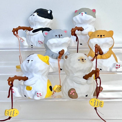 BCmini - 71322 Fishing Cat Family Blind Box-6